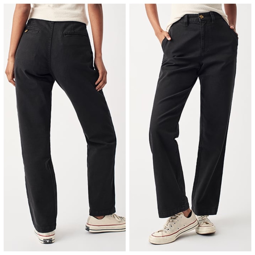 NWT FAHERTY Endless Organic Cotton Pants Raven Size 26
